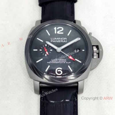 New Panerai Luminor Luna Rossa Gmt 42mm Pam1096 Watch Carbotech Case